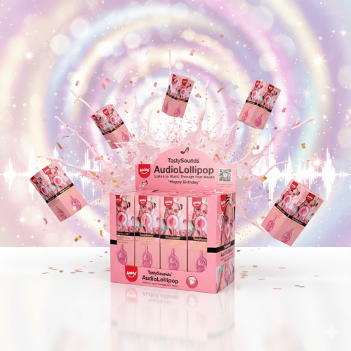 Sweets That Sell Themselves: The Amos Audio Lollipops