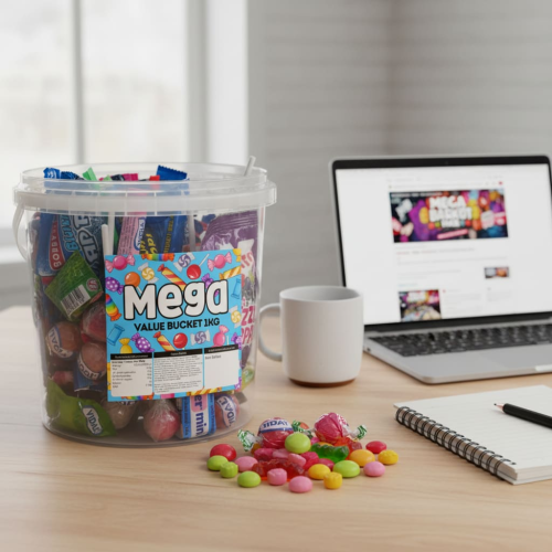 NEW: The MEGA 1kg Sweet Bucket Designed for Sharing, Gifting & Grazing