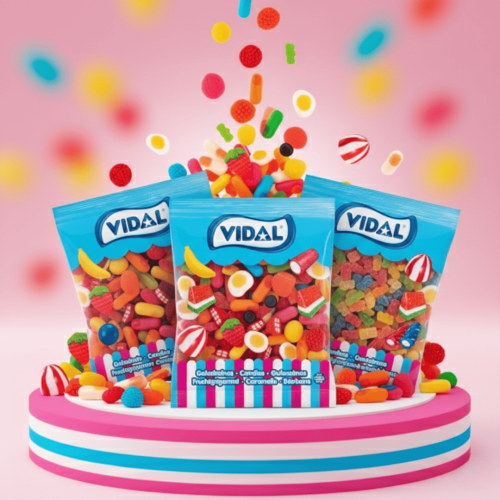 Vidal 1kg Sweets &acirc; The Powerhouses of Pick n Mix