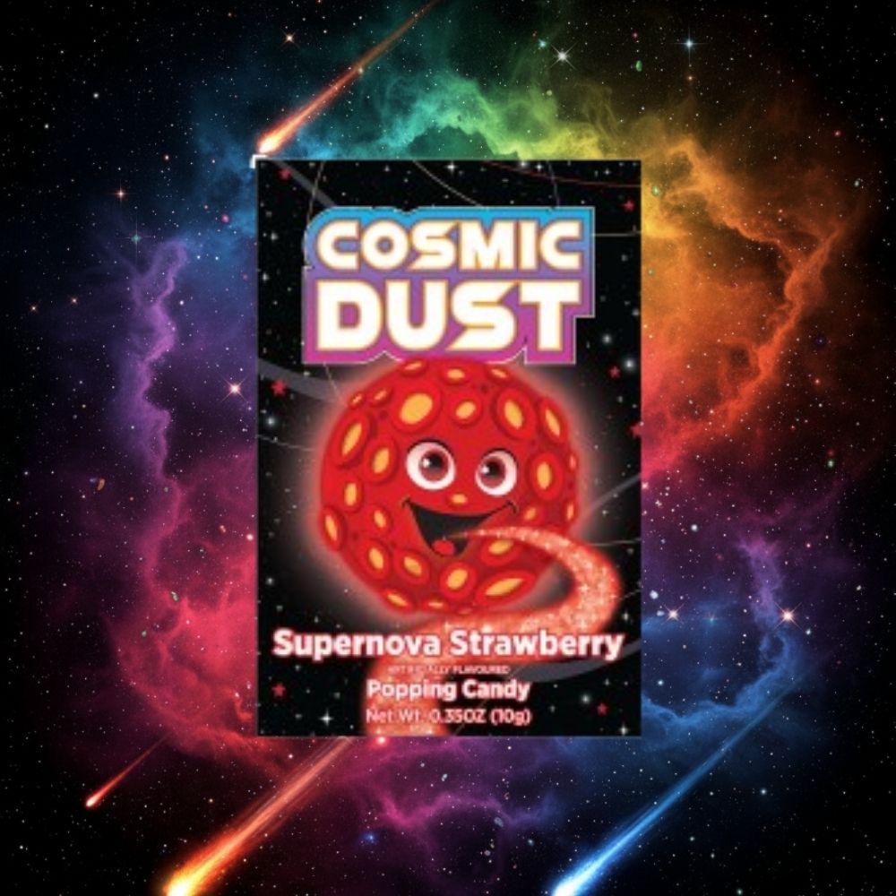 JUST LANDED: The Sweet Sensation That Pops Off the Shelf: Cosmic Dust Popping Candy