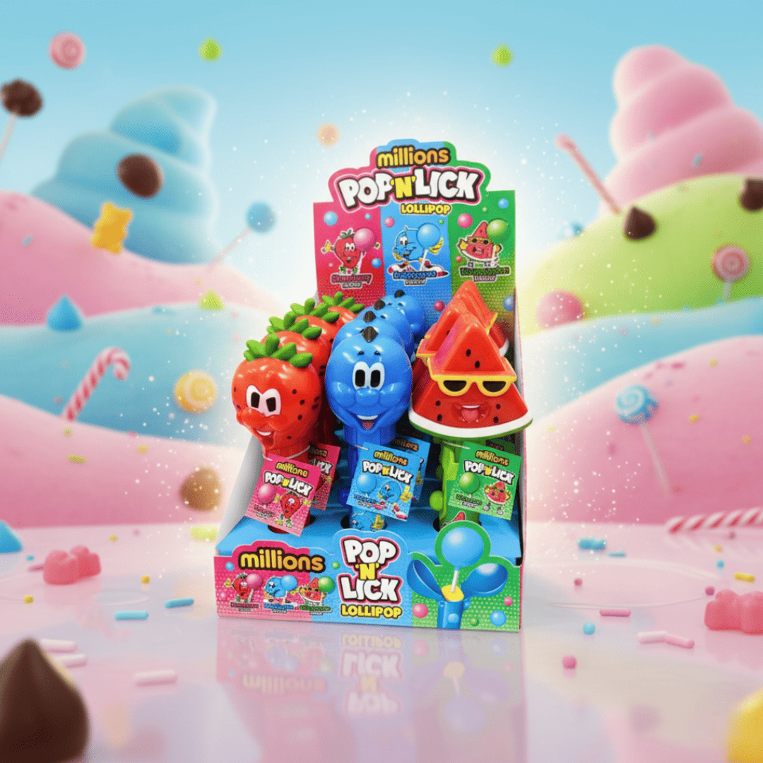 Millions Pop N Lick Lollipop: The Sweet Shop Sensation That Twists, Pops and Delights