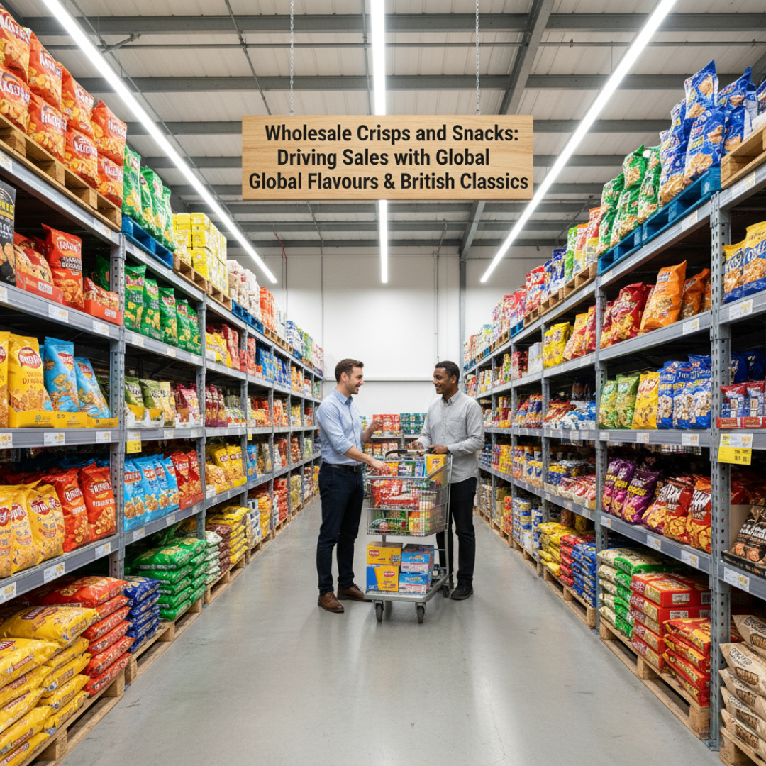 Wholesale Crisps and Snacks: Driving Sales with Global Flavours and British Classics