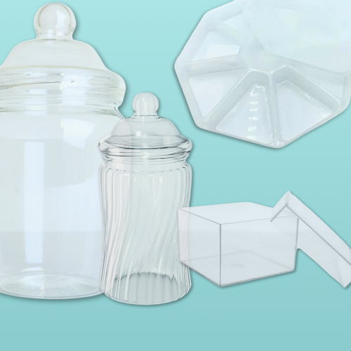 Empty Jars & Tubs
