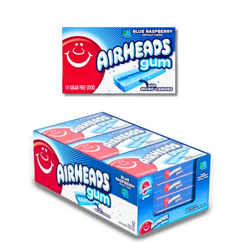 Airheads Sour Blue Blast Flavour Chew Bars