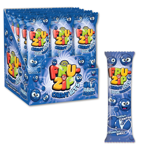 American Continental FruZip Chewy Bits Blueberry 24x15g