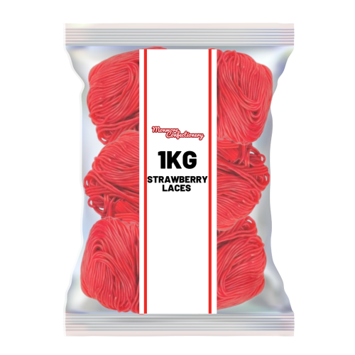 1kg Strawberry Laces 