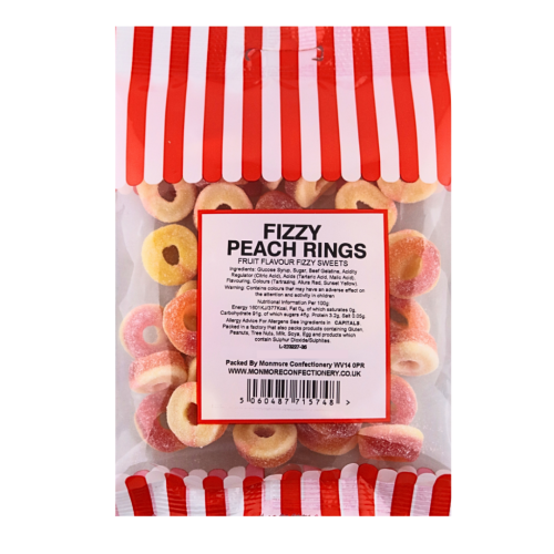 Fizzy Peach Rings 140g