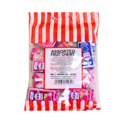 Assorted Fruit Dipper Chews 180g