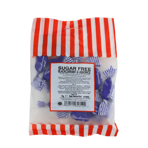 Sugar Free Liquorice & Blackcurrant 75G