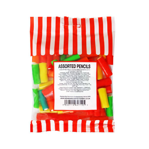 Assorted Colour Mini Pencils 140G