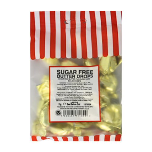 Sugar Free Butterdrops 75G