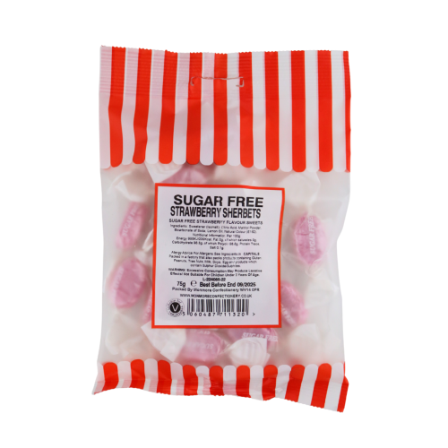 Sugar Free Strawberry Sherbert 100G