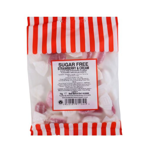 Sugar Free Strawberry Creams 75G