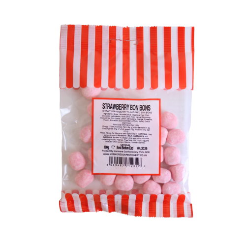 Chewy Strawberry Bon Bons 100G