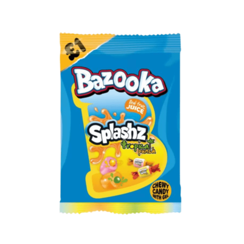 Bazooka Splashz Tropical 12x120g PMP Â£1.15