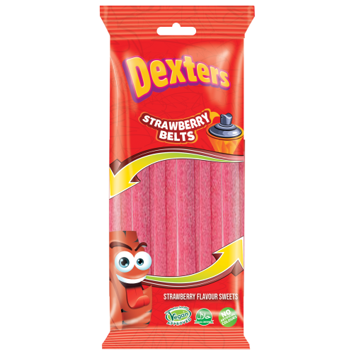 Dexters Strawberry Belts 12x180g