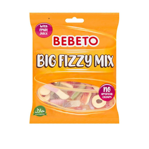Bebeto Pre Pack Big Fizzy Mix 10x150g