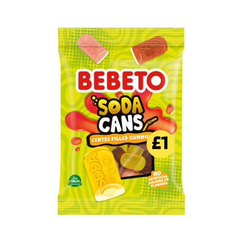 Bebeto Pre Pack Soda Cans 