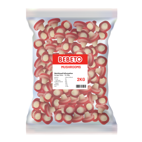 Bebeto Pink Mushrooms 2Kg