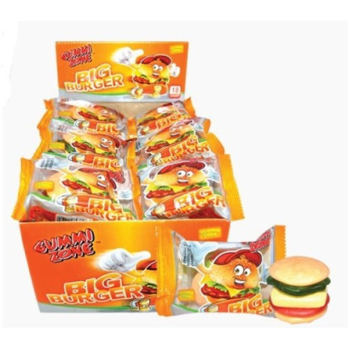 Gummy Big Burger 18x28g