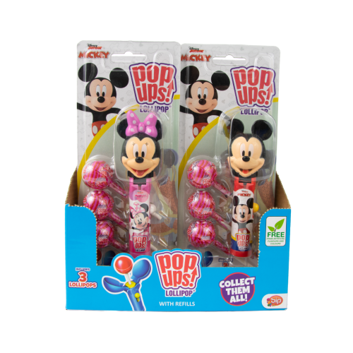 Pop Ups Lollipop Blister Pack 