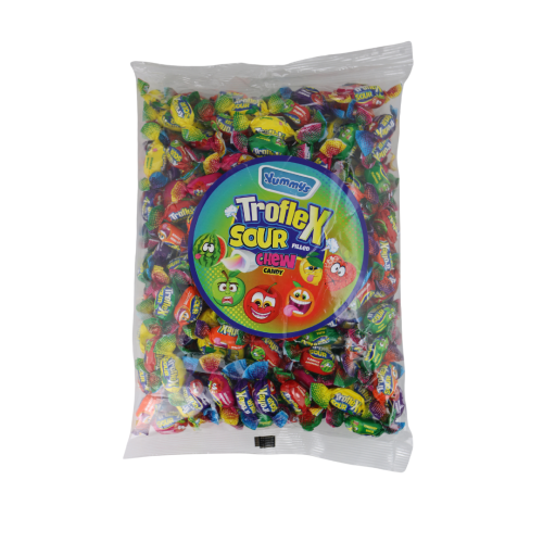 Yummys Centre Filled Fruit Toffees 1kg