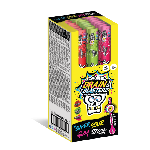 Brain Blasterz Sour Gum Stick 30x22g