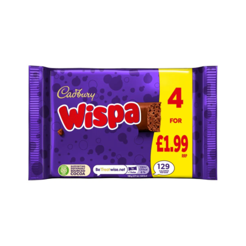 Cadburys Wispa 11X4 Bar Pack Â£1.99 PMP