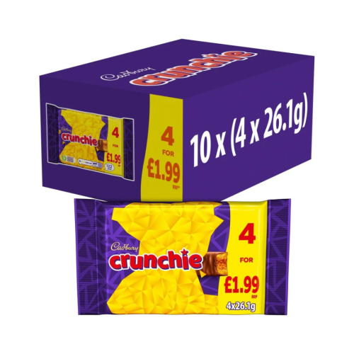 Cadbury Crunchie PMP &Acirc;&pound;1.99 10X4 Pack