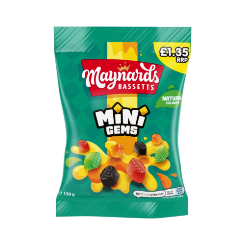 Maynards Mini Gems ã1.35 PMP 12x165g