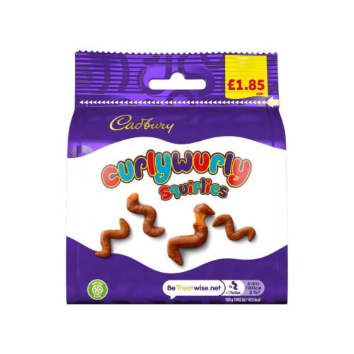 Cadbury Curly Wurly Bag &Acirc;&pound;1.65 PMP 10x85g