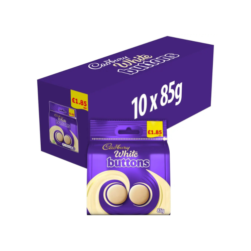 Cadbury White Buttons Bag Â£1.69 PMP 10x85g