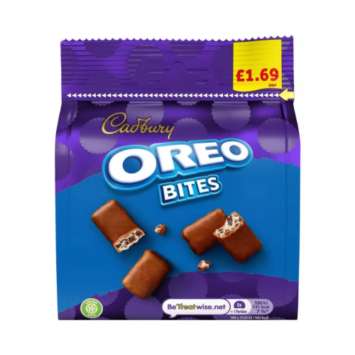 Cadbury Oreo Bites Bag Â£1.69 PMP 10x85g