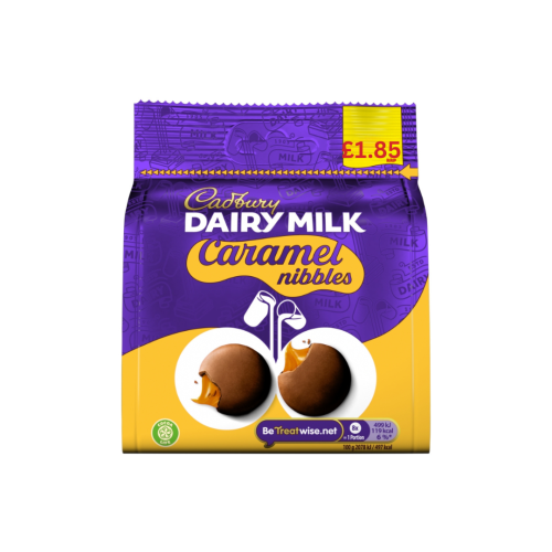 Cadbury Caramel Nibbles Bag Â£1.69 PMP 10x85g