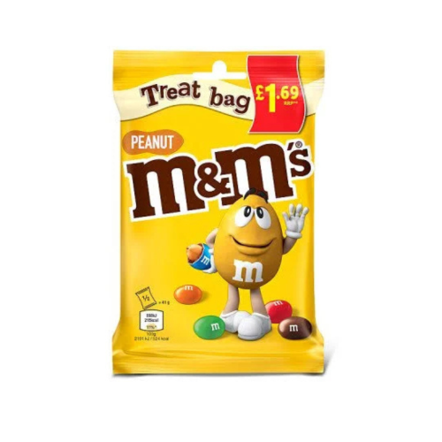M&M Peanut Treat Bag Â£1.69 PMP 16x82g