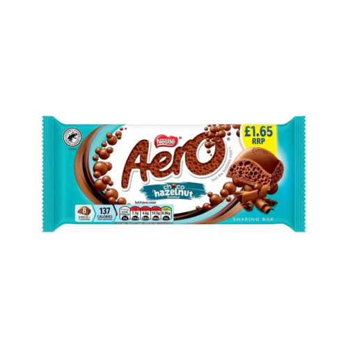 Aero Hazelnut Block Â£1.65 PMP 15 x 90g