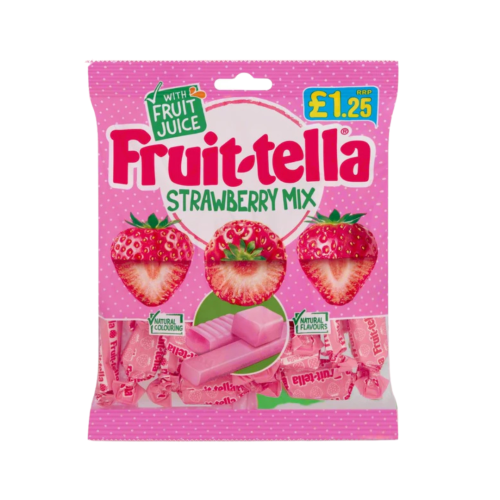 Fruittella Simply Strawberry PMP Â£1.25 12 X 135g
