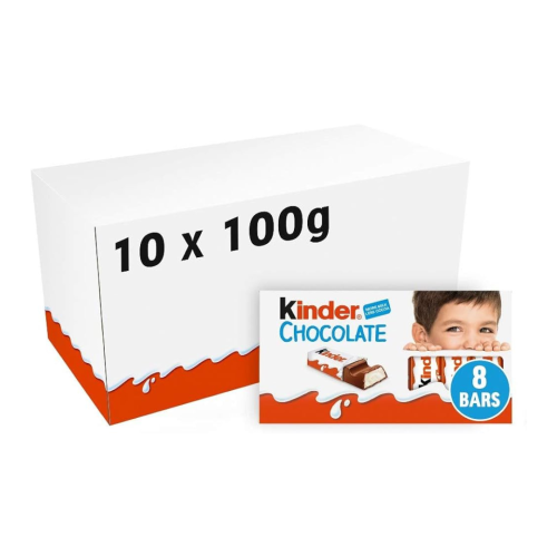 Kinder Chocolate Multi PMP Â£1.65 10 x 8 x 100g