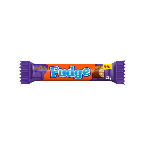 Cadbury Fudge 39p PMP 60 x 22g