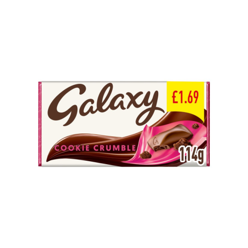 Galaxy Cookie Crumble 24x114g Â£1.69 PMP