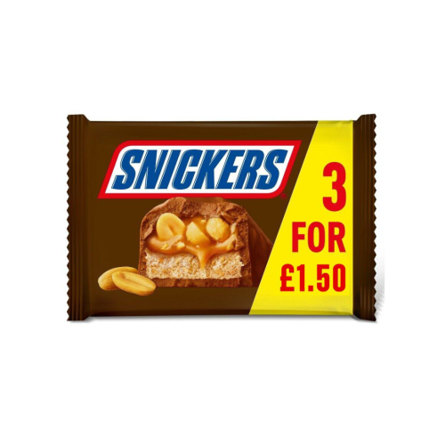 Snickers Chocolate PMP &Acirc;&pound;1.89 22 X 3 Pack