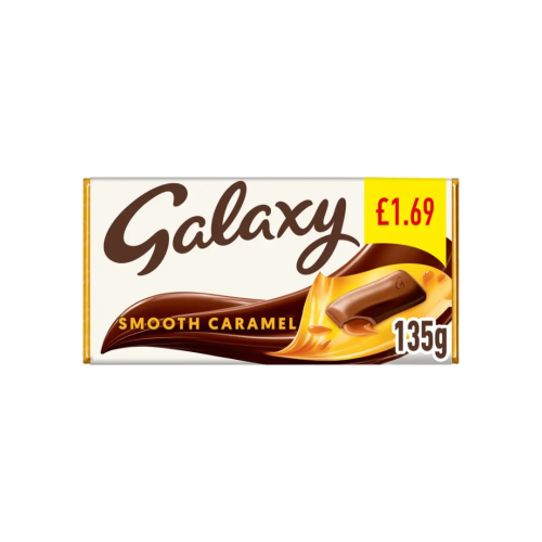 Galaxy Caramel Block Â£1.69 PMP 24x135g