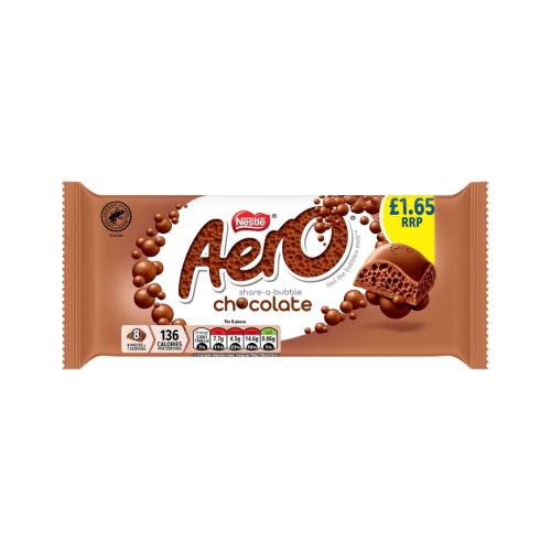 Aero Milk Block 15x90g Â£1.65 PMP