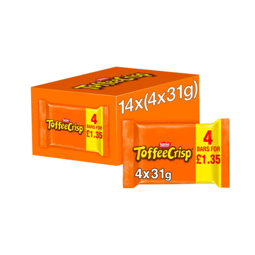 DO NOT USE Toffee Crisp PMP Â£1.35 14X4 Pack