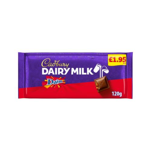 Cadburys Daim PMP Â£1.95 18 X 120g