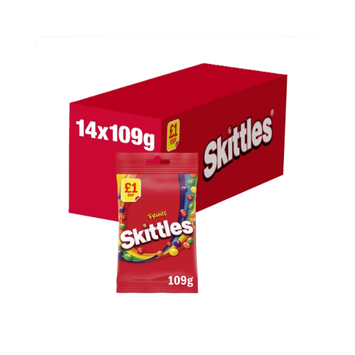 Skittles Fruit £1 PMP (14x109g)