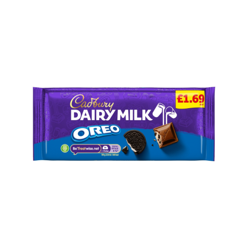 Cadbury Dairy Milk Oreo £1.69 PMP 17 x 120g