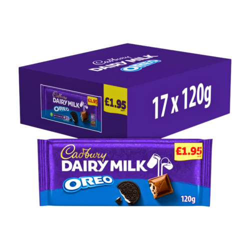 Cadbury Dairy Milk Oreo Â£1.95 PMP 17x120g