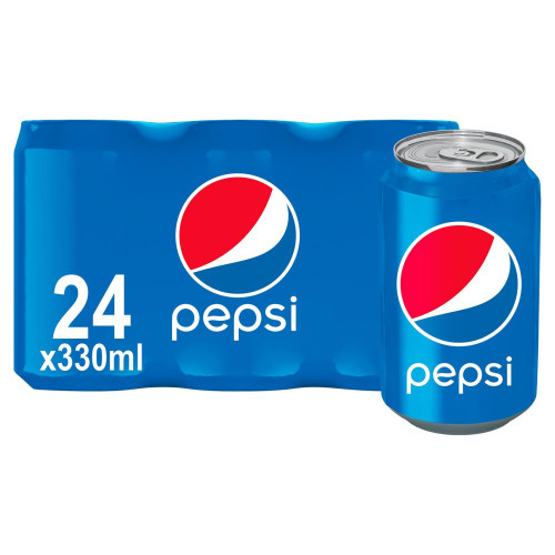 Pepsi Blue Orignal Cola Drink Cans 24x330ml