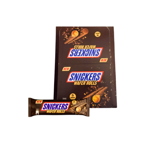 Snickers Wafer Rolls 12x24g